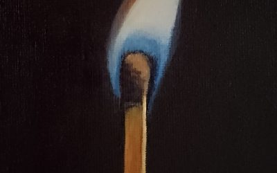 Cerilla encendida