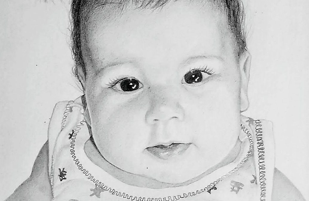 Retrato bebé coletas