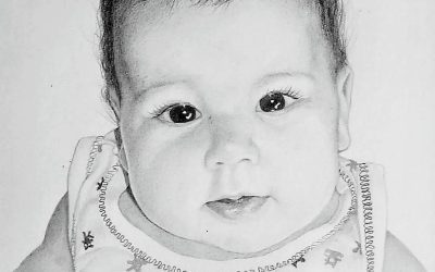 Retrato bebé coletas