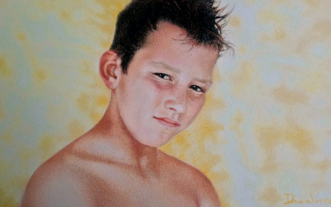 Retrato niño verano