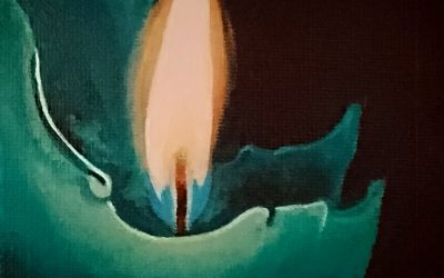 Vela Azul Turquesa